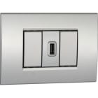 VEMER - POWER USB ARGEN. CARIC.5V1,5A 115-230VCA