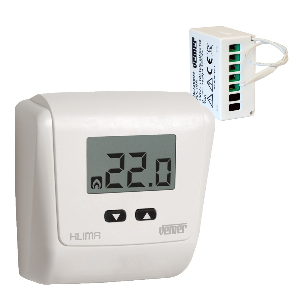 VEMER - SET KLIMA LCD RF + RX.16A