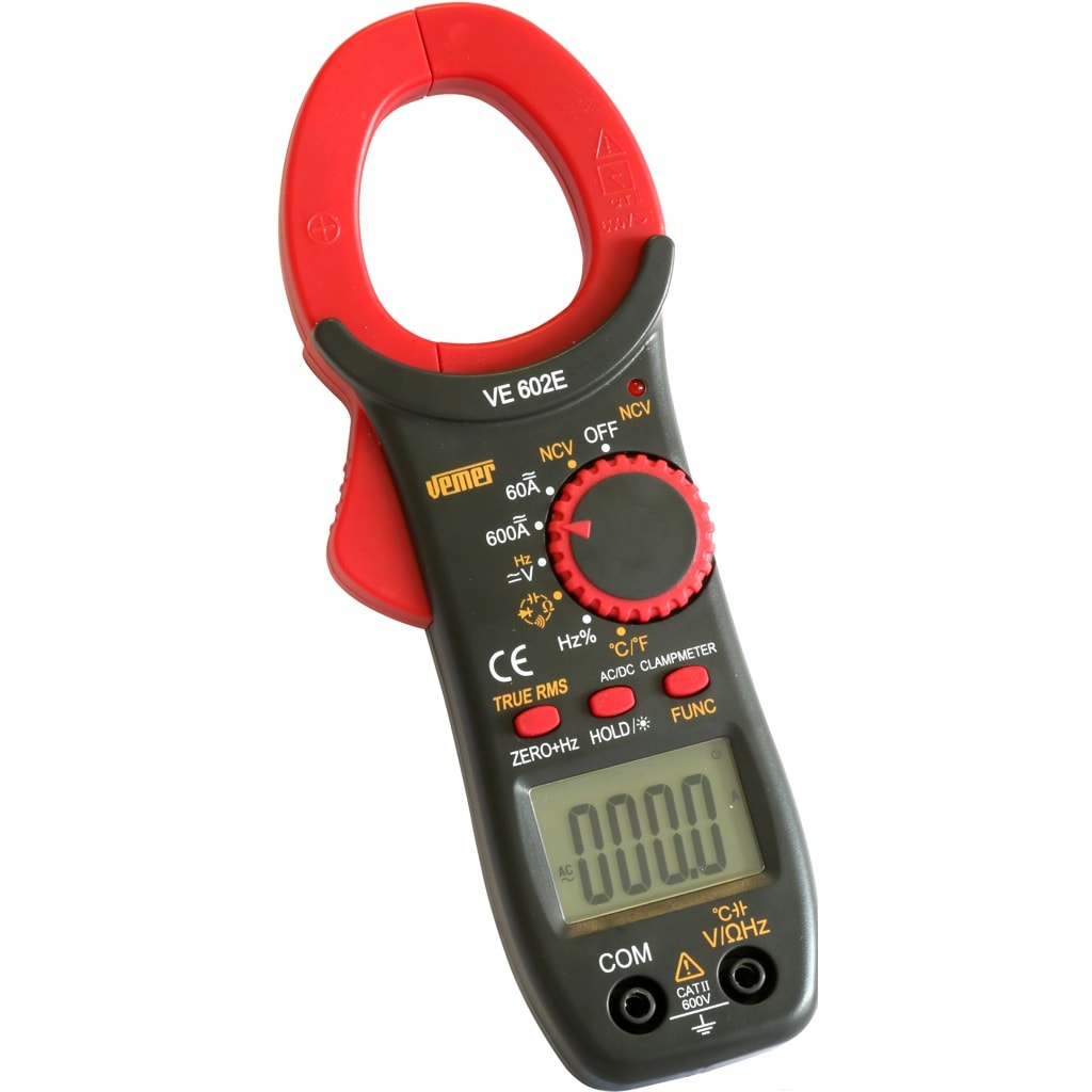 VEMER - VE 602E PINZA AMP. 600A AC/DC 600V AC/DC