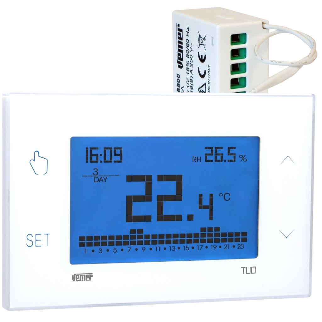 VEMER - SET TUO WI-FI RF BIANCO + RX.16A