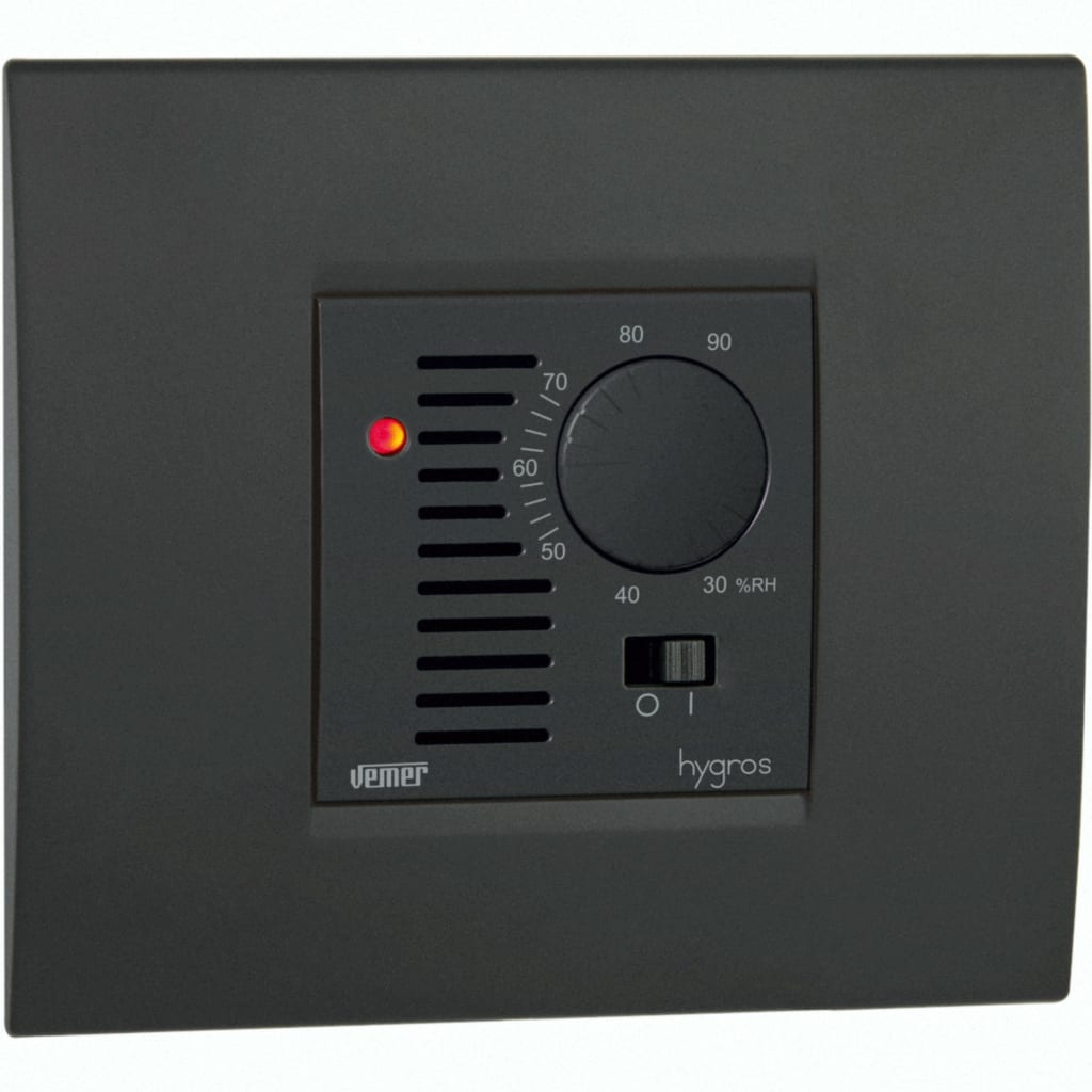 VEMER - HYGROS UMIDOSTATO DA INCASSO 2 MOD. 230V