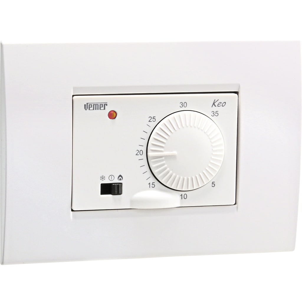 VEMER - KEO-B RF TERMOST. INCASSO BATTERIA