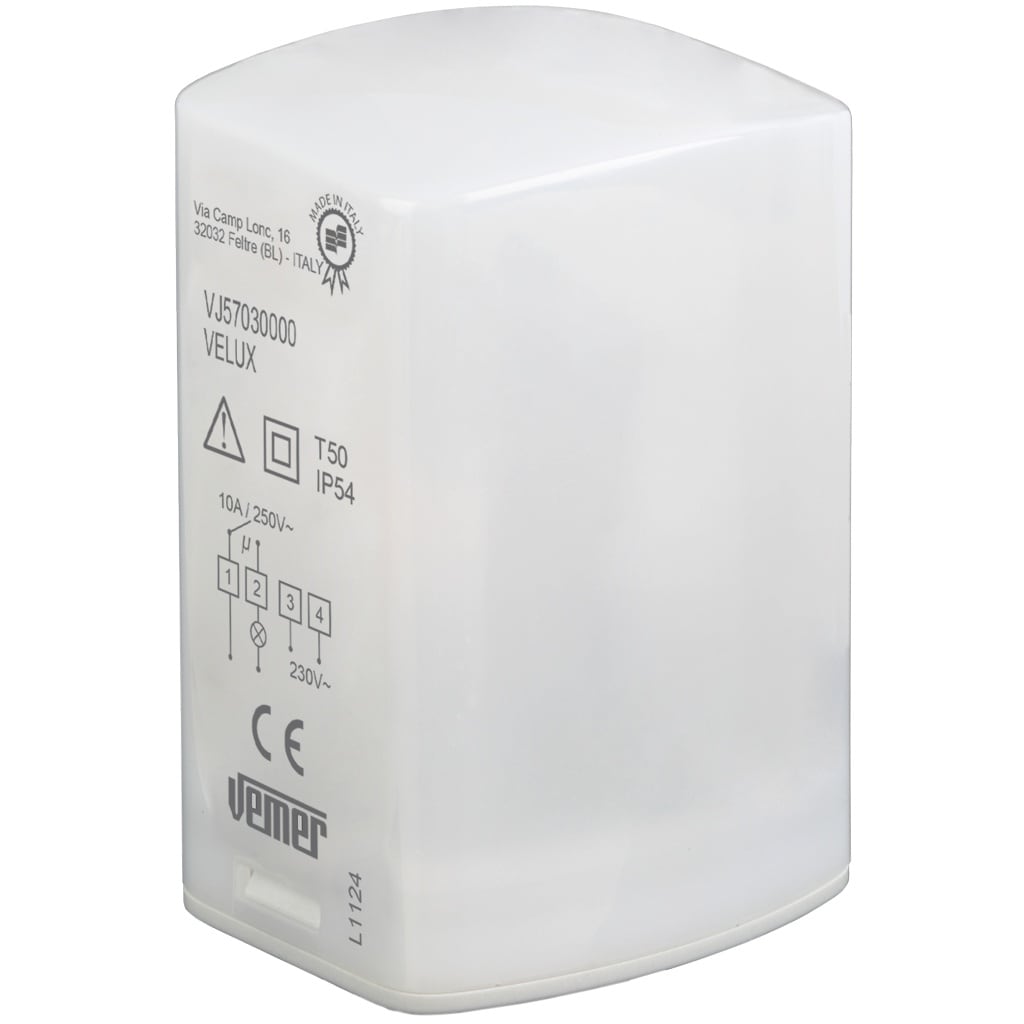 VEMER - VELUX INTERRUTTORE CREPUSCOLARE 230VAC