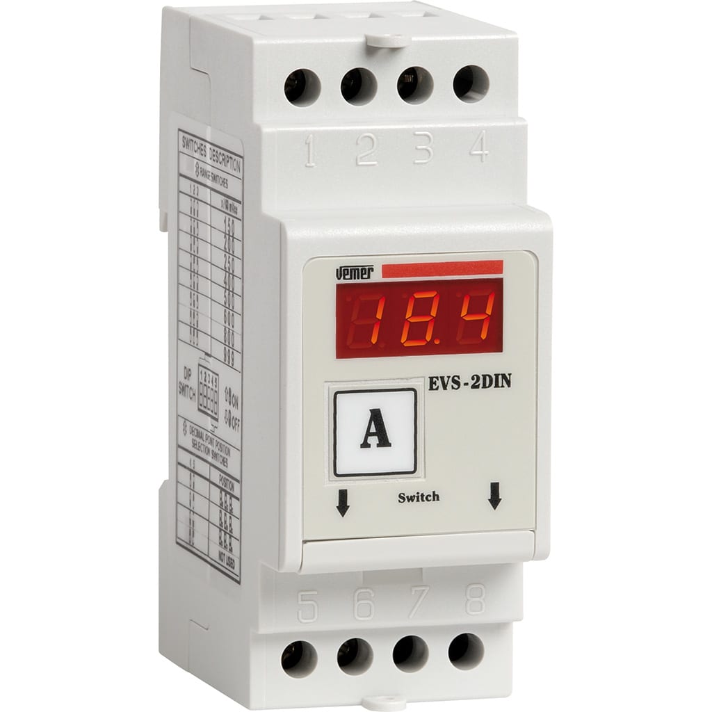 VEMER - EVS-2DIN AMPER. X/60MVCC 115/230VAC