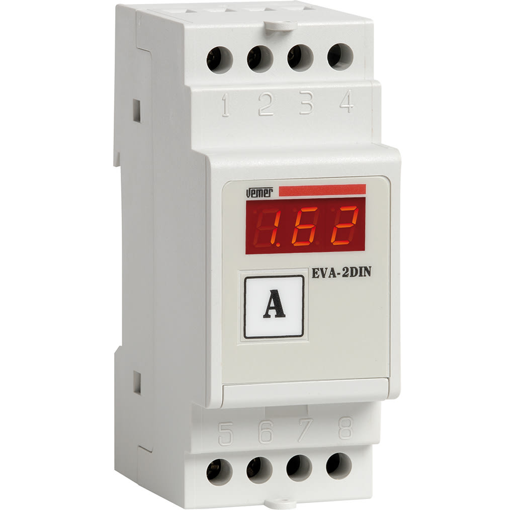 VEMER - EVA-2DIN AMPER. 10ACA 230VAC