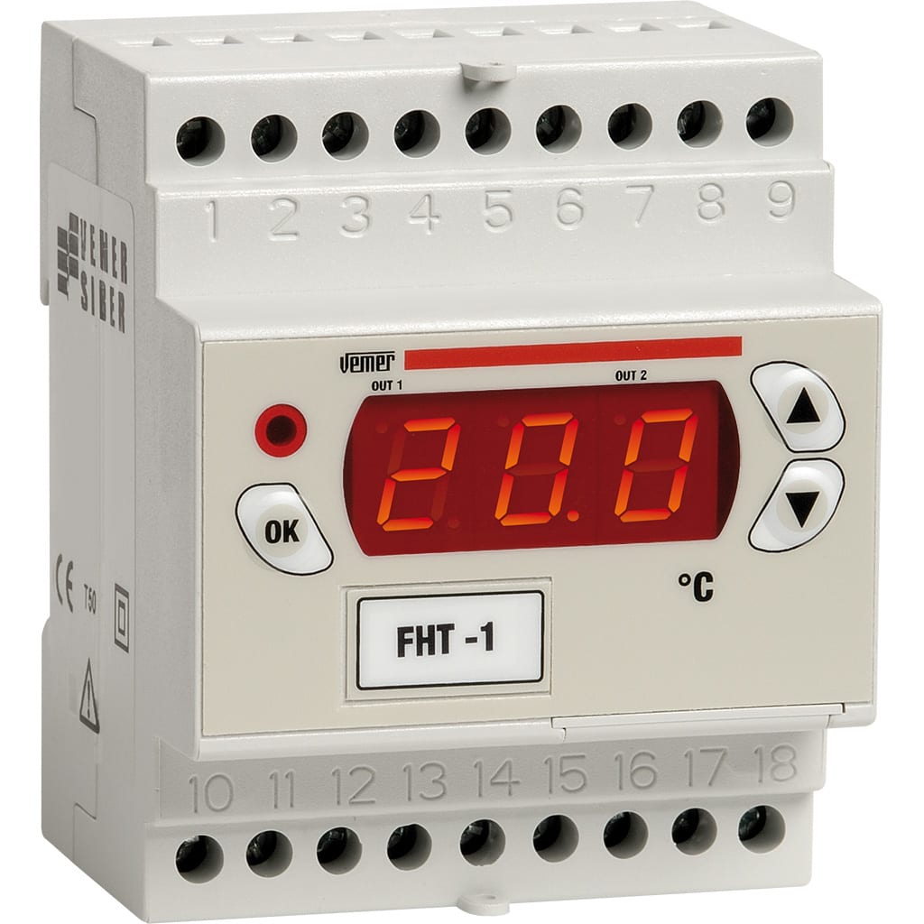 VEMER - FHT-1DA TERMOREGOLATORE 24/230 VAC