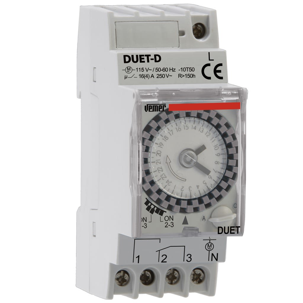 VEMER - DUET-D OROLOGIO MECC GIORNALIERO 115V