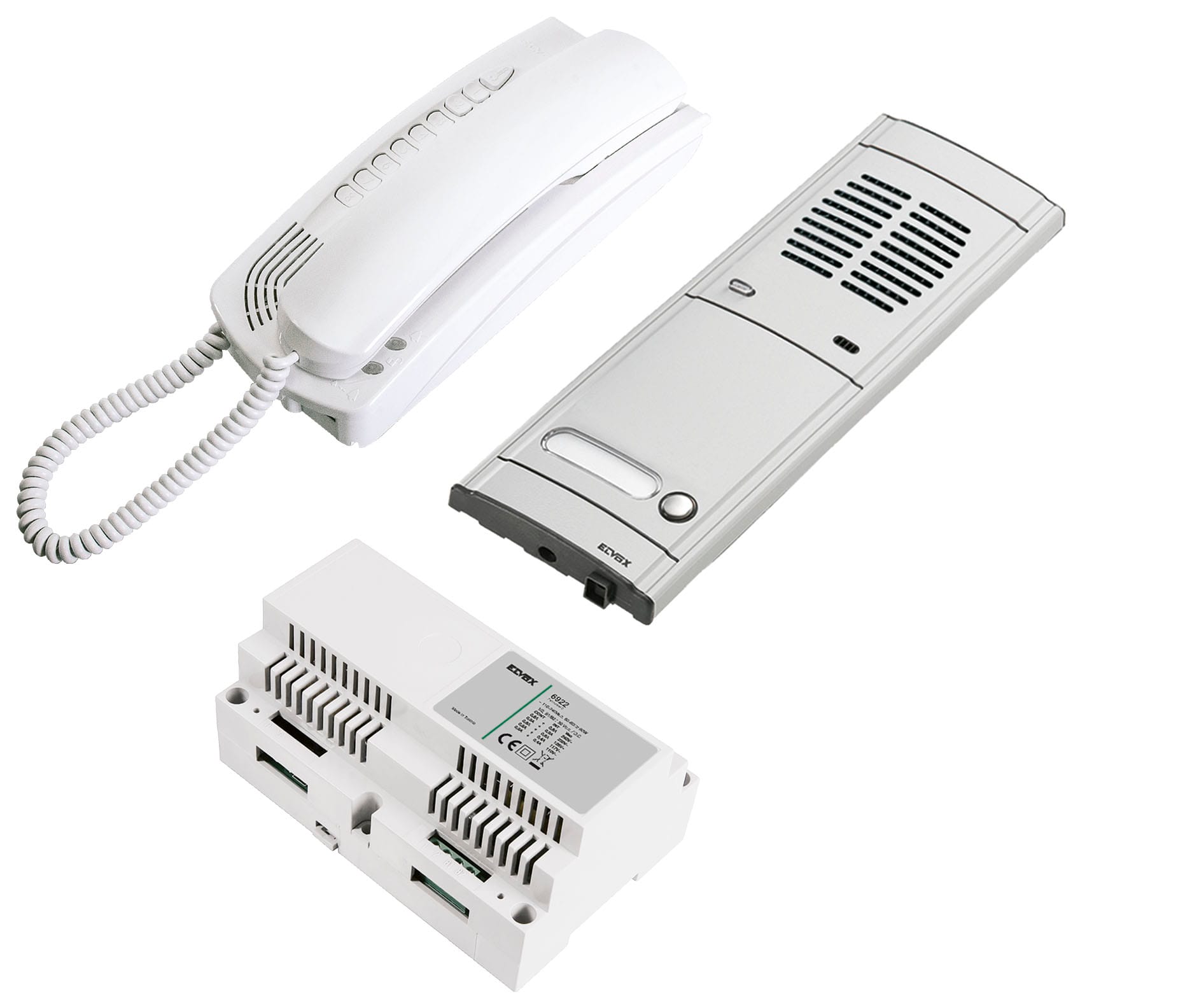 VIMAR - KIT CITOF. MONOF. DUE FILI 8000+PETRARCA