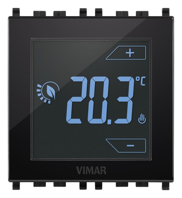 VIMAR - TERMOSTATO TOUCH 2M 120-230V NERO