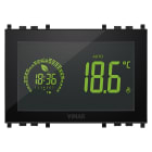 VIMAR - CRONOTERMOSTATO TOUCH 3M 120-230V NERO 02955