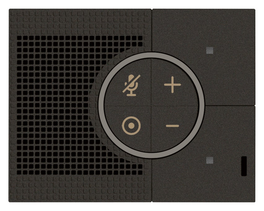 VIMAR - Comando Vocale Alexa Built-In con Wifi Integrato, 2 Pulsanti Frontali, Retroilluminazione LED RGB, Uscita Relè 100-240V, Nero - 3 Moduli
