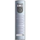 VIMAR - Placca A/V 3M 1 Tasto E 7 Copriforo in Alluminio Anodizzato Elettrolucidato