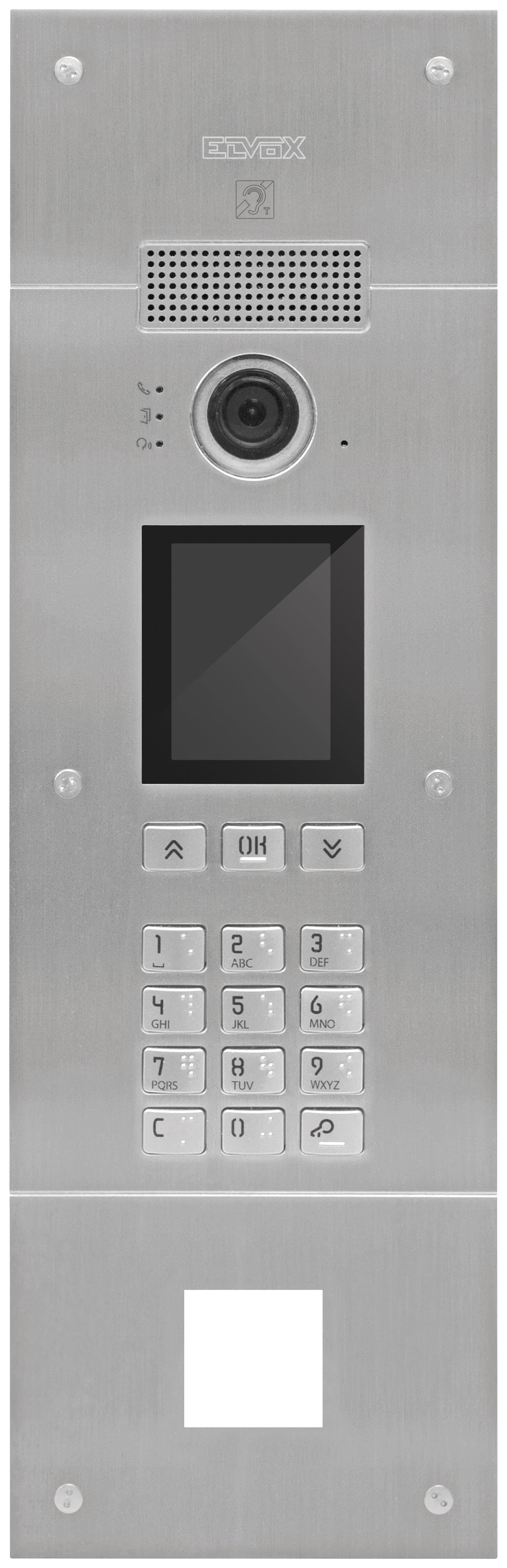 VIMAR - TARGA PIXEL UP 2F+ FORO LETTORE 4X4 INOX