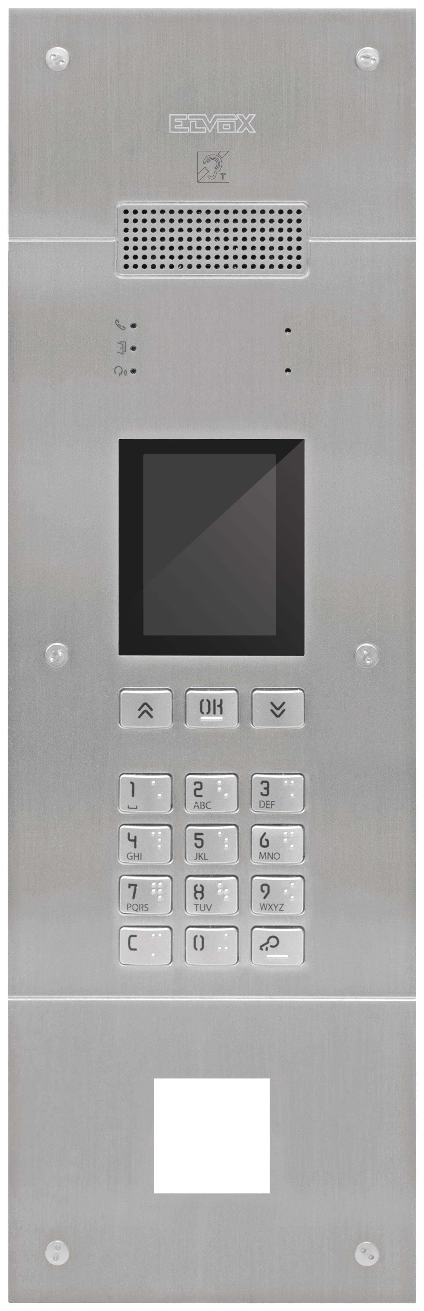 VIMAR - TARGA PIXELUP 2F+ AUDIO FORO LET.4X4INOX