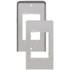 VIMAR - Adattatore Universale Grigio con Cornice Parapioggia per Targa Pixel 1 Modulo su Altre Scatole da Incasso