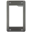 VIMAR - Supporto Cornice Heavy Placca Pixel Modulo Grigio Sablé