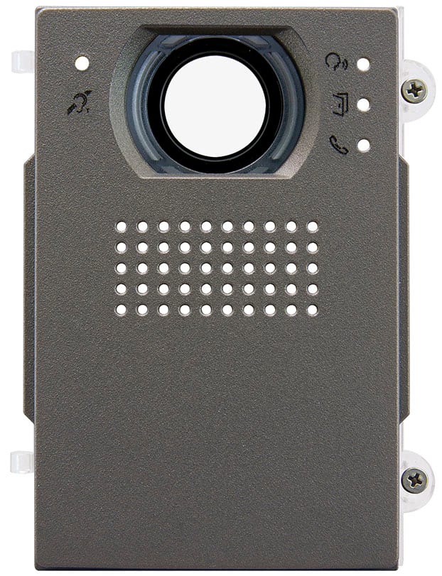 VIMAR - Modulo Frontale Audio/Video Teleloop per Protesi Acustiche Pixel Heavy Grigio Sablé - Protezione Impatti Meccanici Esterni IP54 IK10