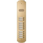 VIMAR - Placca Patavium 2F+ Audio 10 Pulsanti Ottone Satinato 4 Moduli