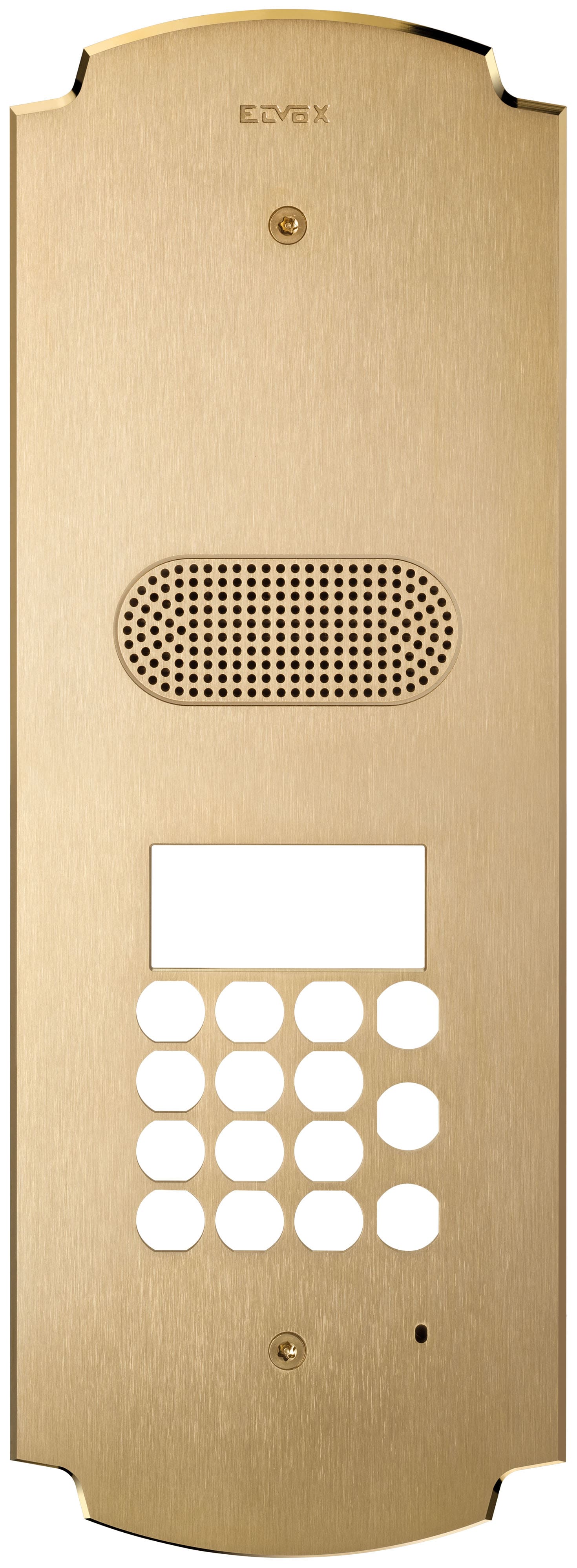 VIMAR - Placca Audio Ottone Satinato 2 Moduli Per Unità Elettroniche Alfanumeriche