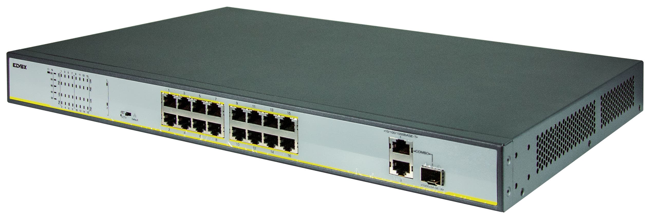 VIMAR - SWITCH ETHERNET 16 P. POE AT 2ETH 1SFP