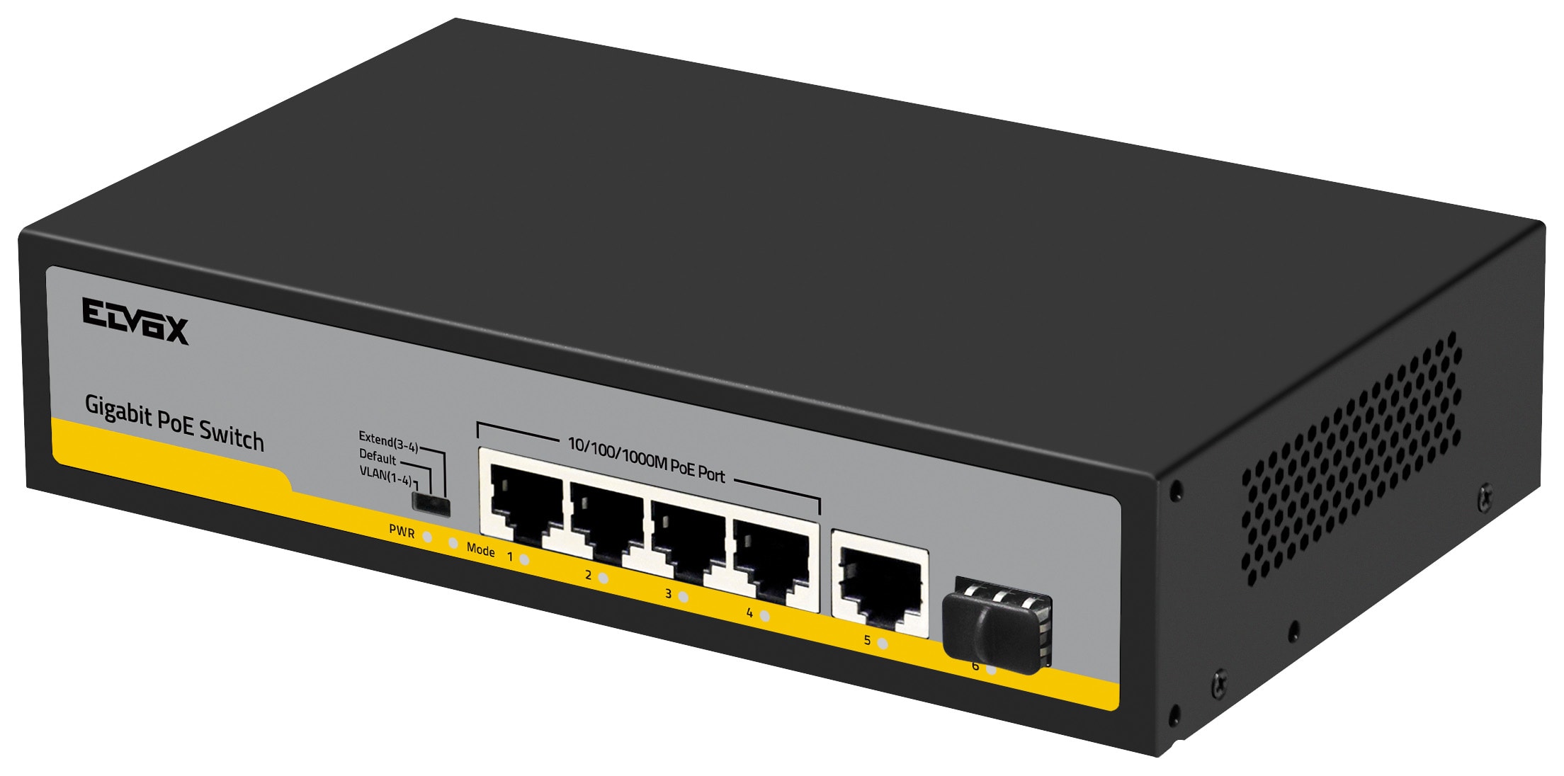 VIMAR - SWITCH GBIT 4 PORTE POE AT 1UPLINK 1SFP