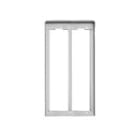 VIMAR - CORNICE PER 2 PLACCHE 3M ALLUMINIO