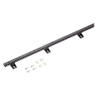 VIMAR - Cremagliera in Nylon 500Kg 1Pz da 1M - Rettangolare con Anima Acciaio, Modulo 4, per Cancelli Scorrevoli Max 500 Kg, Completa di Viti.