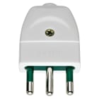 VIMAR - Spina Sicury 2P+T 16A Standard Italiano Uscita Cavo Assiale Bianco