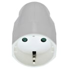 VIMAR - Presa Mobile Sicury 2P+T 16A Tedesco Uscita Cavo Assiale Bianco