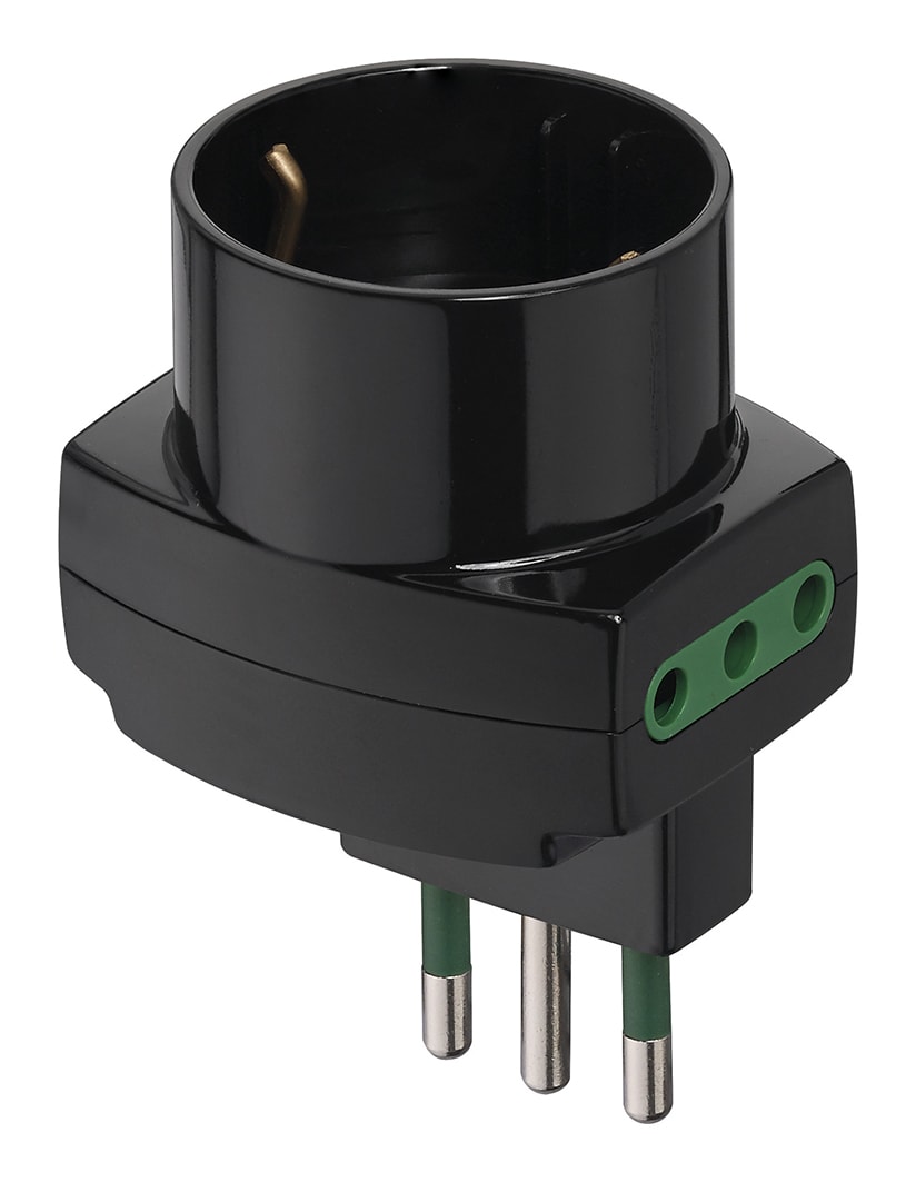 VIMAR - ADATTATORE SFALS.VERT.S11+2P11+P30 NERO