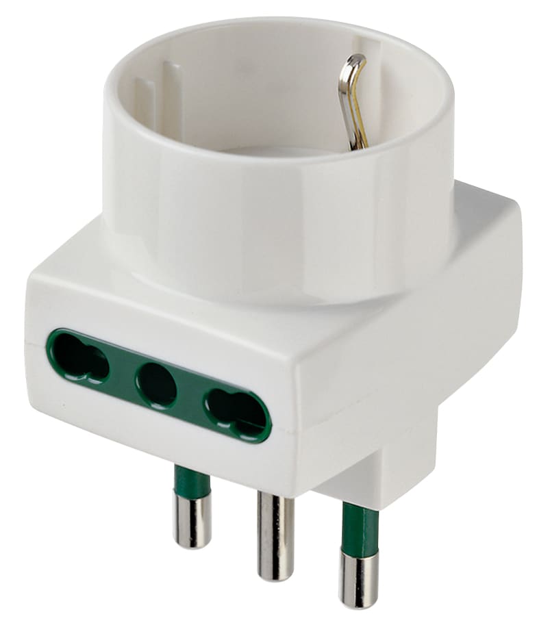 VIMAR - ADATTATORE MULT. S17+2P17/11+P30 BIANCO