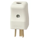 VIMAR - Spina 2P+T 15A Bianco Standard Americano e Arabia Saudita Uscita Cavo Assiale