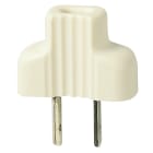 VIMAR - Spina Polarizzata 2P 6A 24V Uscita Cavo Assiale Avorio Spinotti Piatti Interasse 12,4 Mm Per Prese 16345 14332 08198