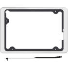 VIMAR - Supporto per iPad 10.9-11 Pollici Bianco con Cornice Estetica e Fissaggio a Parete tramite Tasselli, Cavo USB Tipo C