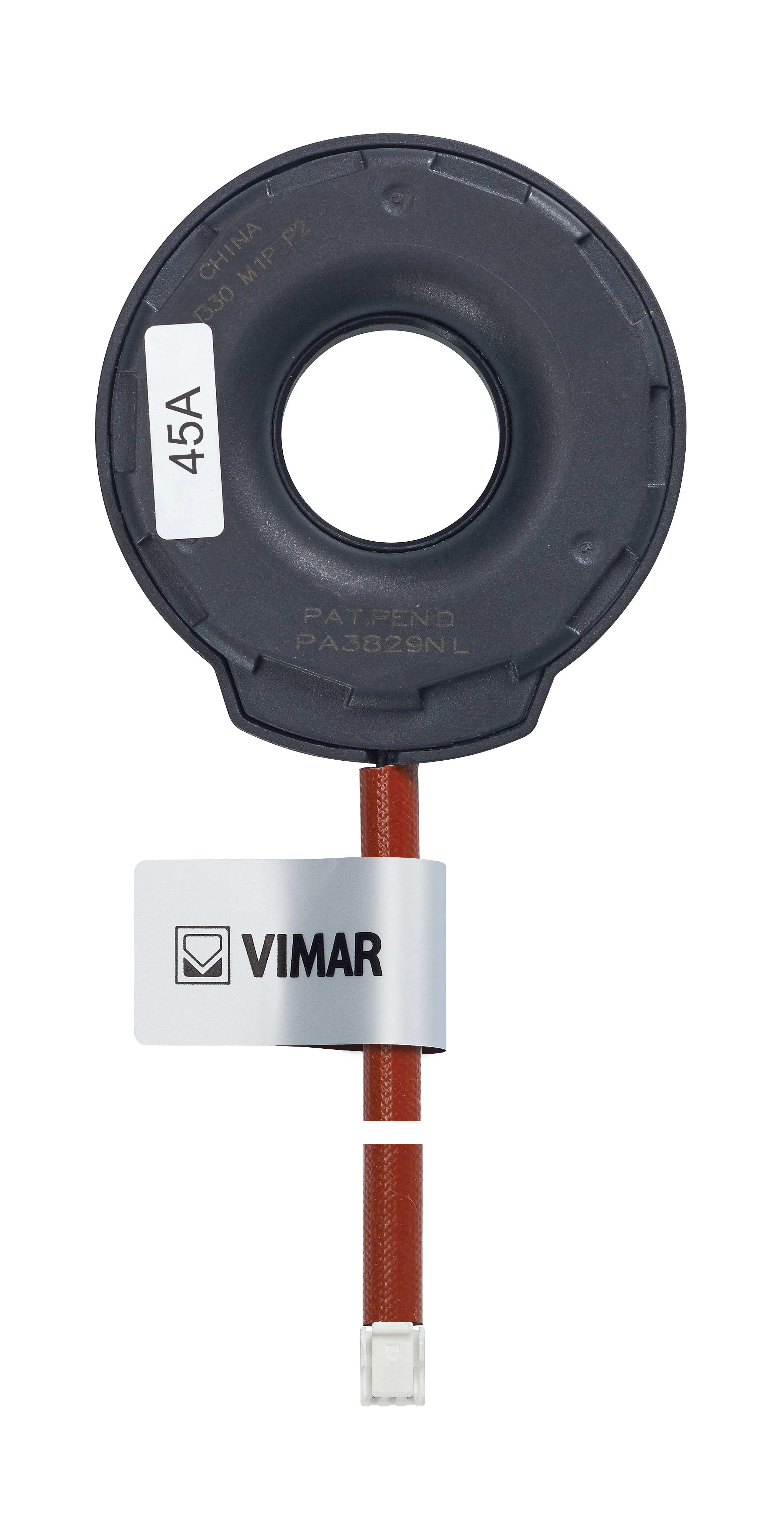 VIMAR - Sensore Corrente Toroidale 19mm - Controllo Carichi ed Energia, Cavo 40cm
