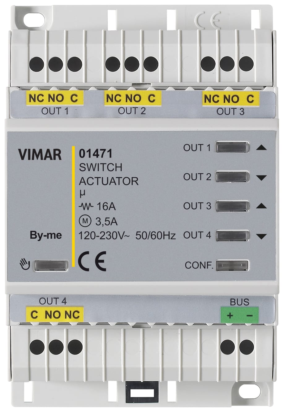 VIMAR - ATTUATORE DOMOTICO MULTIFUNZ. 4OUT RELE