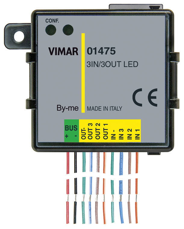 VIMAR - Modulo Domotico Programmabile 3 Ingressi 3 Uscite LED By-Me