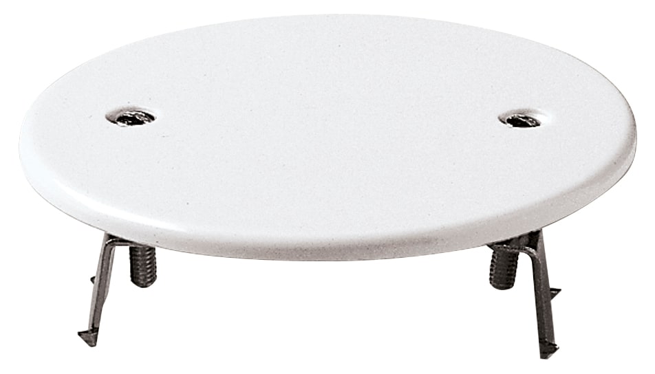 VIMAR - Coperchio Rotondo Ø76mm con Griffe per Scatole Ø55-70mm in Urea Bianco