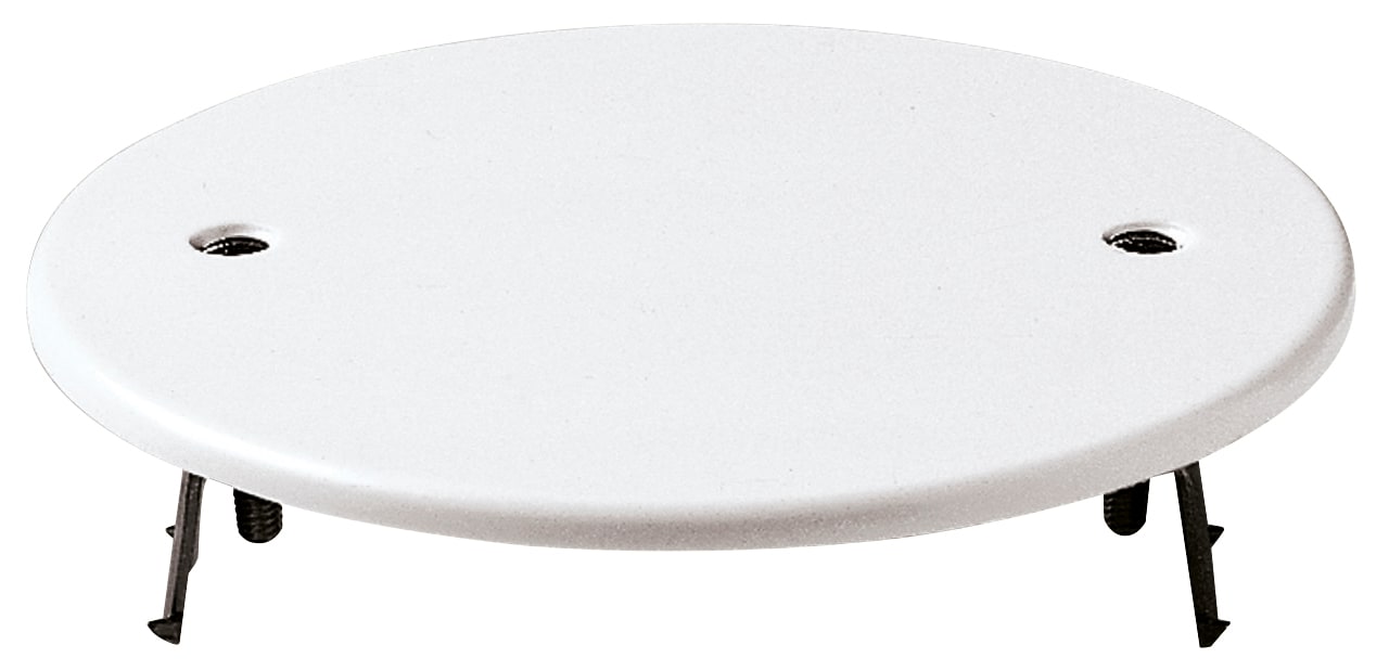 VIMAR - Coperchio Rotondo Ø94mm con Griffe per Scatole Ø75-85mm in Urea Bianco