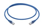 VIMAR - Cordone di Permutazione RJ45 Cat6 U/UTP 2M Blu - Cavo a 4 Coppie 24 AWG, Guaina PVC