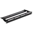 VIMAR - Pannello 24 RJ45 Cat6 UTP 1U - Permutazione 19 Completo Connettori RJ45 Cat. 6, T568A/B, 8 Contatti, Morsetti Isolante 110 - 1 Unità Rack