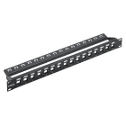 VIMAR - Pannello 16 Porte Vuote 1U - Permutazione 19 Con 16 Porte Vuote - 1 Unità Rack