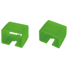 VIMAR - Identificatore Cordone RJ45 Verde 30 Pezzi - Permutazione Connettori Rj45