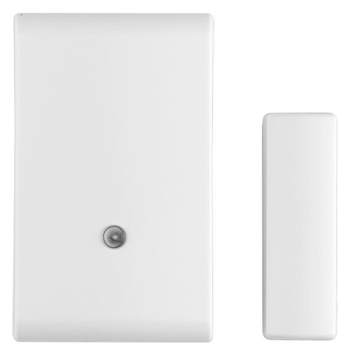VIMAR - Mini Contatto Magnetico Wireless By-Alarm Plus con Sensore Shock/Inclinazione 868 Mhz, Batteria Litio 3V inclusa, Installazione Interno Bianco