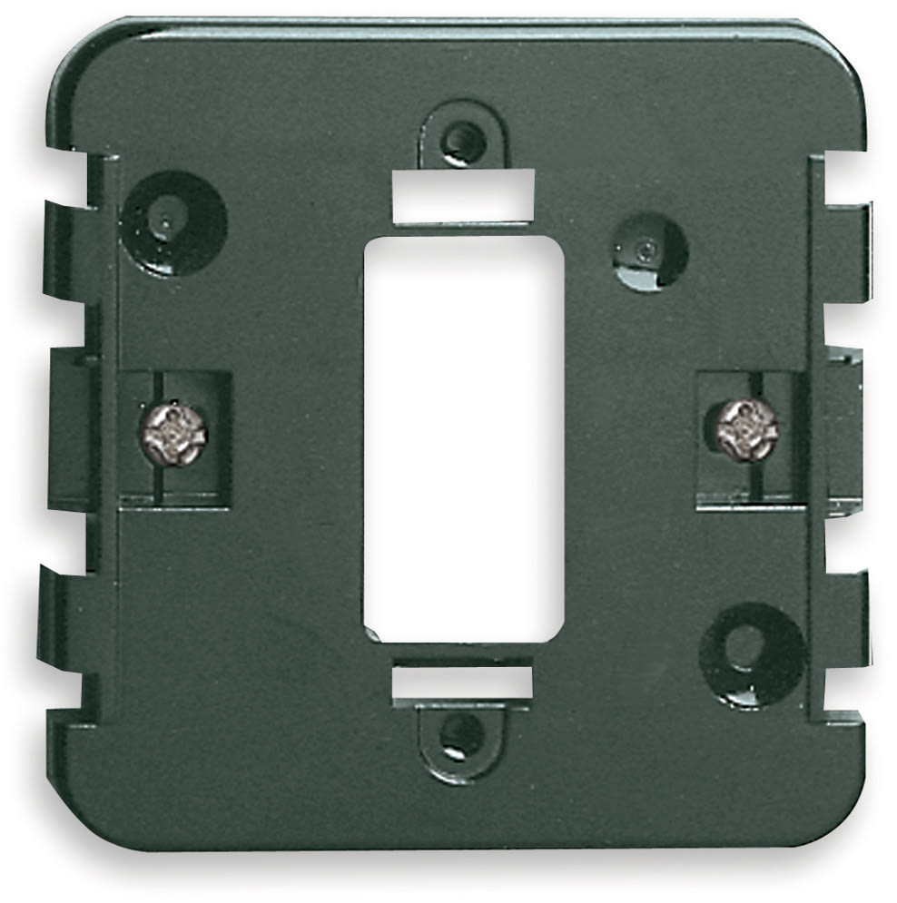 VIMAR - Supporto Griffe Scatola Incasso Ø60Mm Nero Modulo Standard