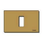 VIMAR - PLACCA 1M ALLUM. SCATTO BRONZO