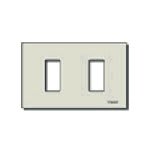 VIMAR - PLACCA 2M ALLUM. SCATTO ORO