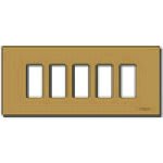 VIMAR - PLACCA 5M ALLUM. SCATTO BRONZO