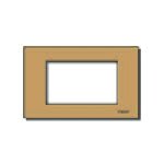 VIMAR - PLACCA 3MSP ALLUM. SCATTO BRONZO