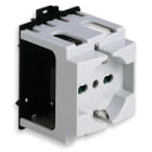 VIMAR - Presa Universale Guida Din Sicury 16A 250V Grigio Ral 7035
